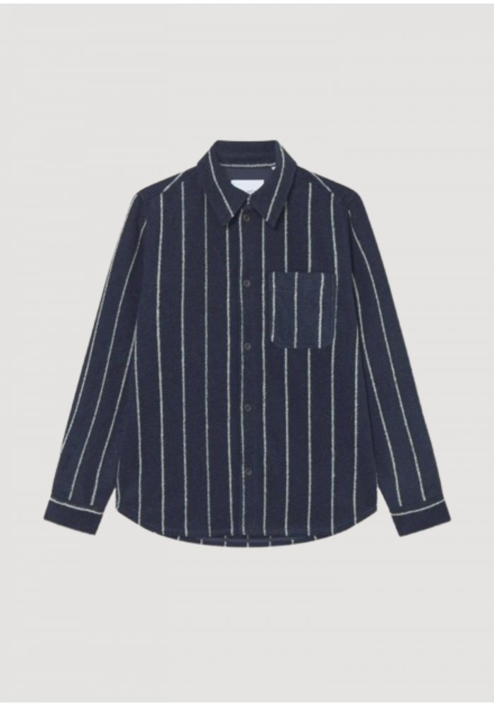 Lennon Wool Pinstripe Overshirt