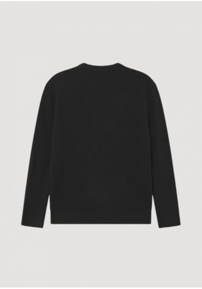 Eddie Wool Rib Crewneck Knit