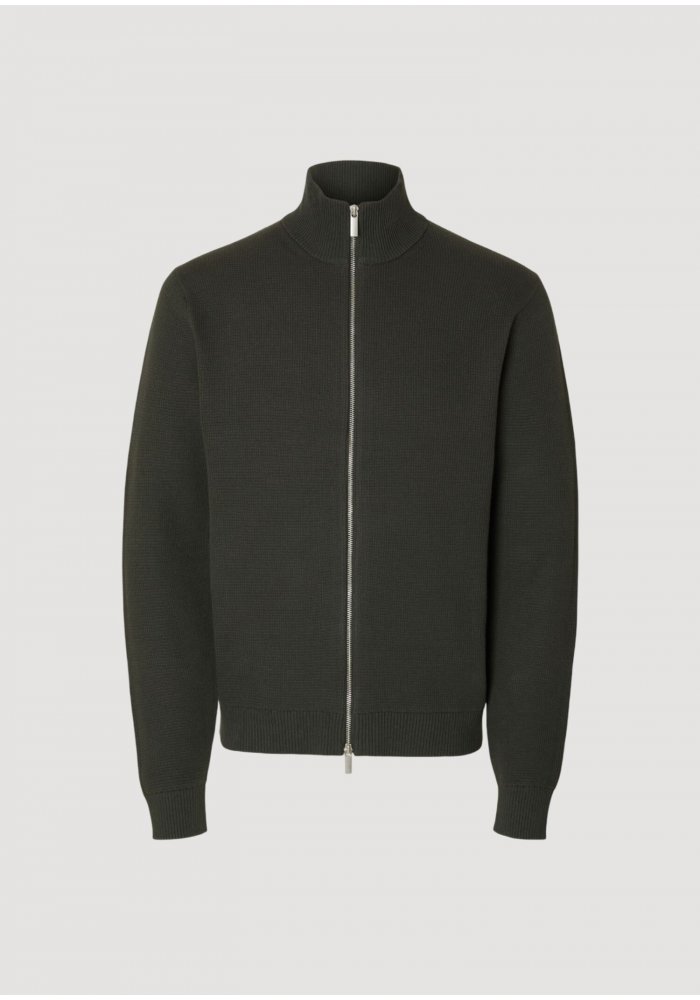 Ls Knit Structure Full Zip