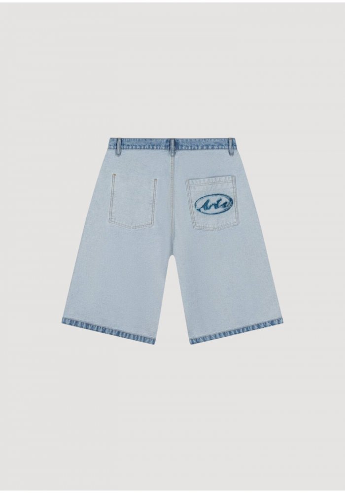 DENIM INSIDE/OUT SHORTS