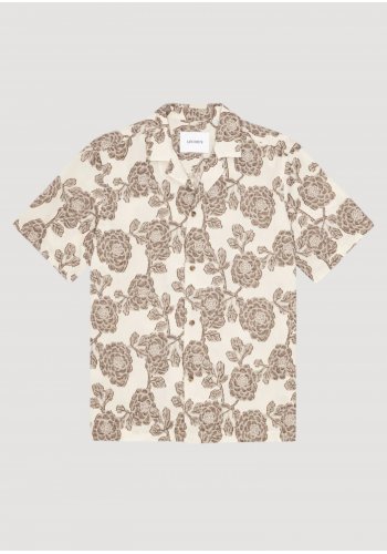 LESLEY FLOWER JACQUARD SS SHIRT