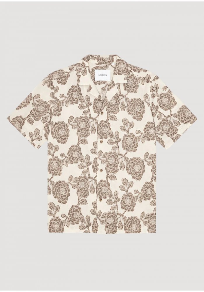 LESLEY FLOWER JACQUARD SS SHIRT