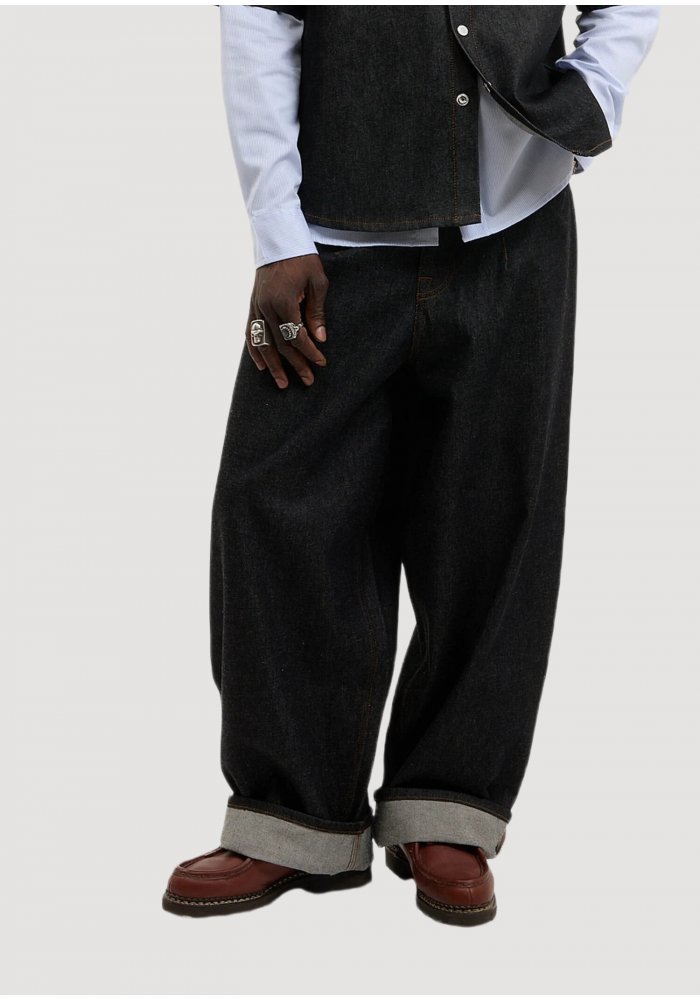 RAW DENIM BALOON PANTS