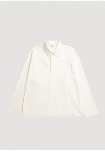 ISEFJORD COMPACT COTTON LS POLO