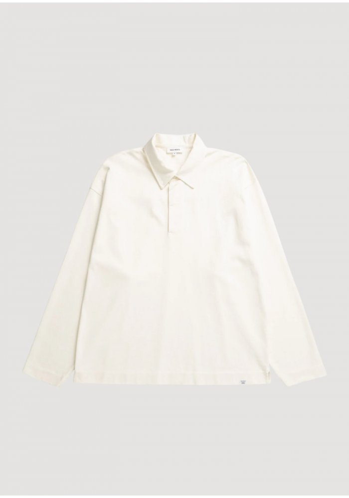 ISEFJORD COMPACT COTTON LS POLO