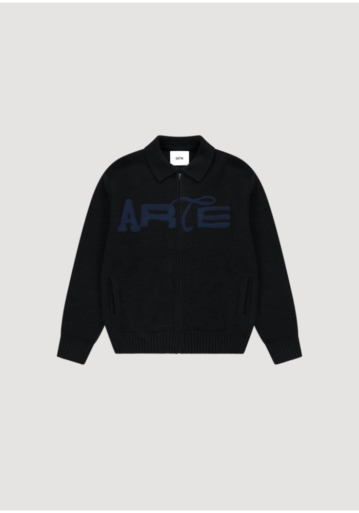 Stencil Zip Cardigan Arte Antwerp