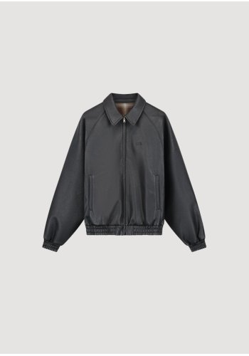 REVERSIBLE LEATHER UNIFORM JACKET