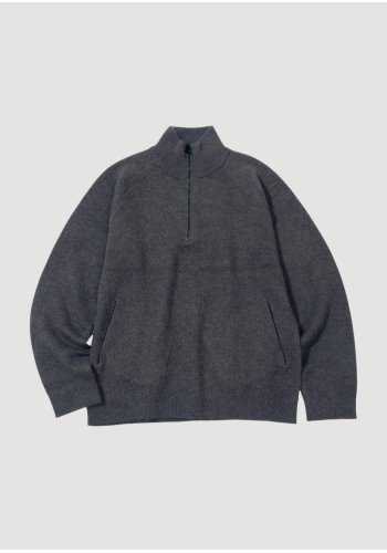 ESSENCE MOHAIR MIXED KNIT TOP